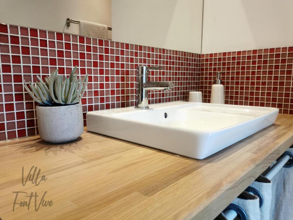 Villa Font Vive - Chambres D'Hotes Eco-Labellisees Avec Cuisine - Confort, Calme Et Vue Exceptionnels ! Grospierres Exteriör bild