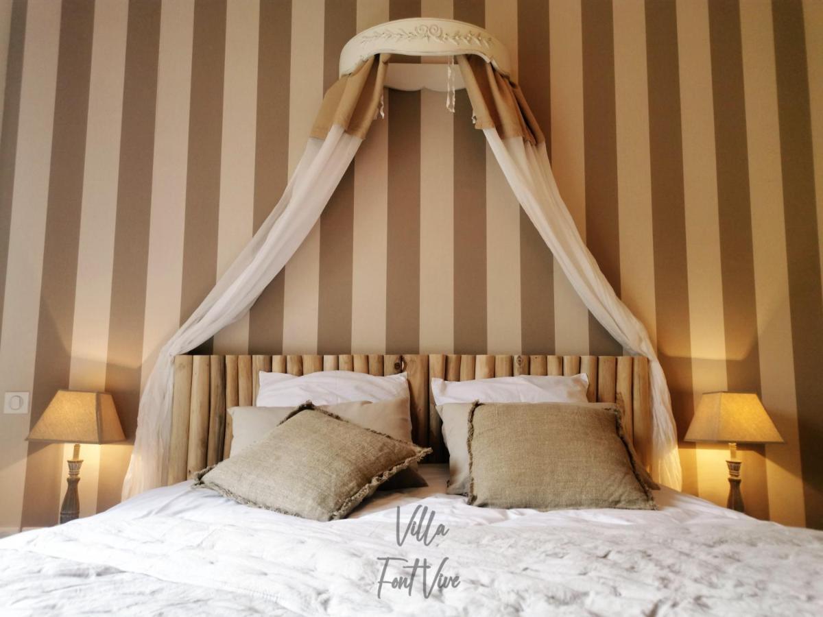 Villa Font Vive - Chambres D'Hotes Eco-Labellisees Avec Cuisine - Confort, Calme Et Vue Exceptionnels ! Grospierres Exteriör bild