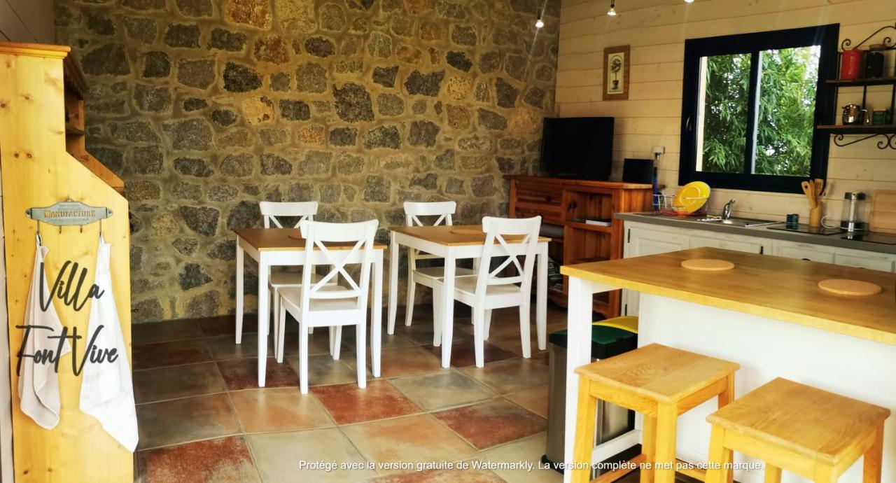 Villa Font Vive - Chambres D'Hotes Eco-Labellisees Avec Cuisine - Confort, Calme Et Vue Exceptionnels ! Grospierres Exteriör bild