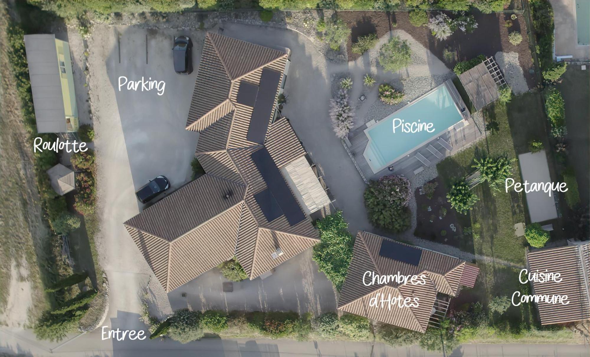 Villa Font Vive - Chambres D'Hotes Eco-Labellisees Avec Cuisine - Confort, Calme Et Vue Exceptionnels ! Grospierres Exteriör bild